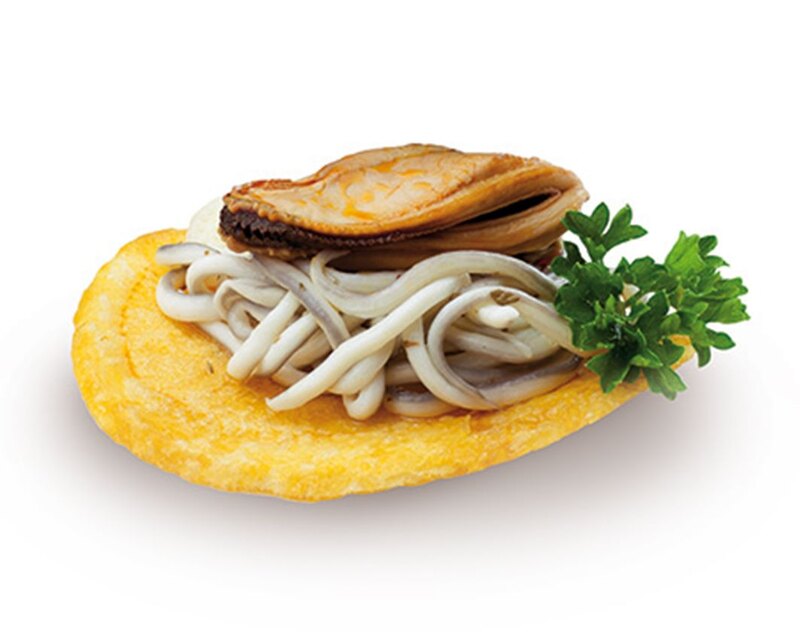 Patatas Rubio, gulas y mejillón