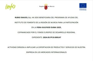 Feria Gulfood Dubái 2025 · Expediente 2024.05.PF19.000147